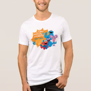 セサミストリート 光の激しいフェスティバル! トライブレンドTシャツ