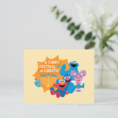 セサミストリート | 光の激しいフェスティバル! ポストカード (スタンド正面)