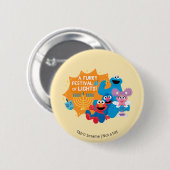 セサミストリート | 光の激しいフェスティバル! 缶バッジ (正面&裏面)