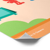 セサミストリート |動物園の風景 ポスター (角)