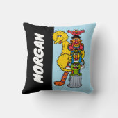 セサミストリート |名前の追加 クッション (裏面)