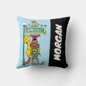 セサミストリート |名前の追加 クッション (裏面)