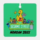 セサミストリート |名前の追加 メタルオーナメント (裏面)