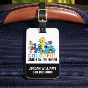 セサミストリート  名前の追加 ラゲッジタグ