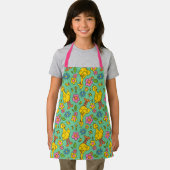 セサミストリート |大きな鳥と小さな鳥のパターン エプロン (インサイチュ)