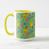 セサミストリート |大きな鳥と小さな鳥のパターン マグカップ (左)