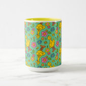 セサミストリート |大きな鳥と小さな鳥のパターン マグカップ (中央)