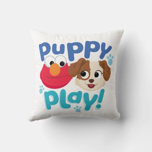 セサミストリート |子犬エ遊ルモ&丹後 クッション (裏面)