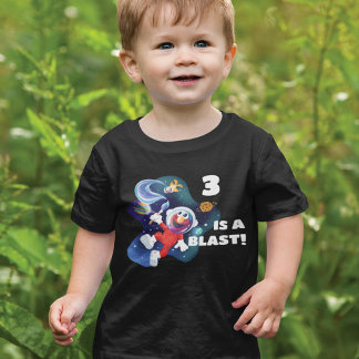セサミストリート |宇宙のエルモとドロシー ベビーTシャツ