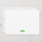 セサミストリート |幼稚園卒業生 – 写真 案内状 (裏面)