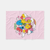 セサミストリート |愛 フリースブランケット (正面(横))