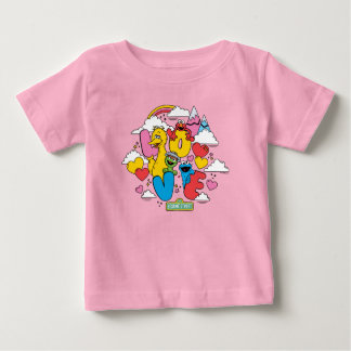 セサミストリート |愛 ベビーTシャツ