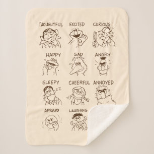 セサミストリート 感情と感覚 シェルパブランケット