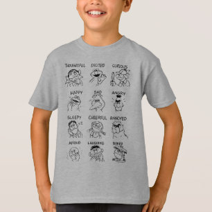 セサミストリート 感情と感覚 Tシャツ