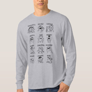 セサミストリート  感情と感覚 Tシャツ