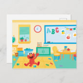 セサミストリート |教室のシーン ポストカード (正面/裏面)
