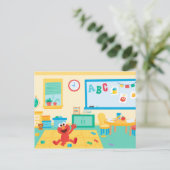 セサミストリート |教室のシーン ポストカード (スタンド正面)