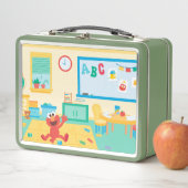 セサミストリート |教室のシーン メタルランチボックス (インサイチュ)