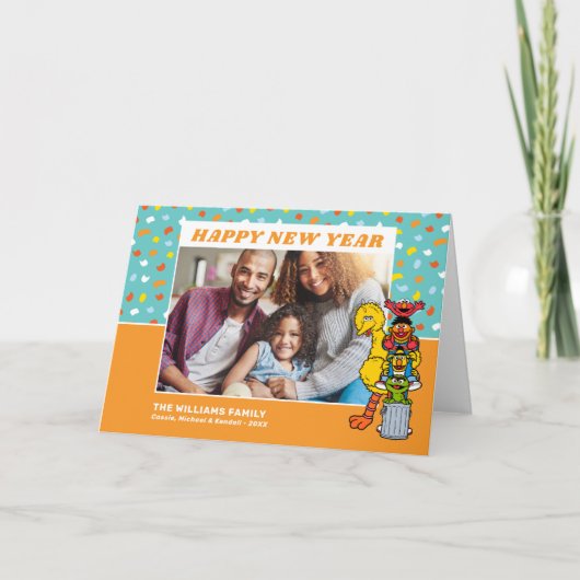 セサミストリート |新年おめでとう カード (正面)