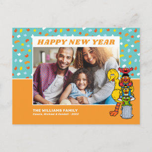 セサミストリート  新年おめでとう シーズンポストカード