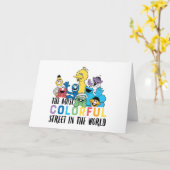 セサミストリート |最大のカラフル通り カード (黄色い花)