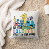 セサミストリート |最大のカラフル通り クッション (ブランケット)