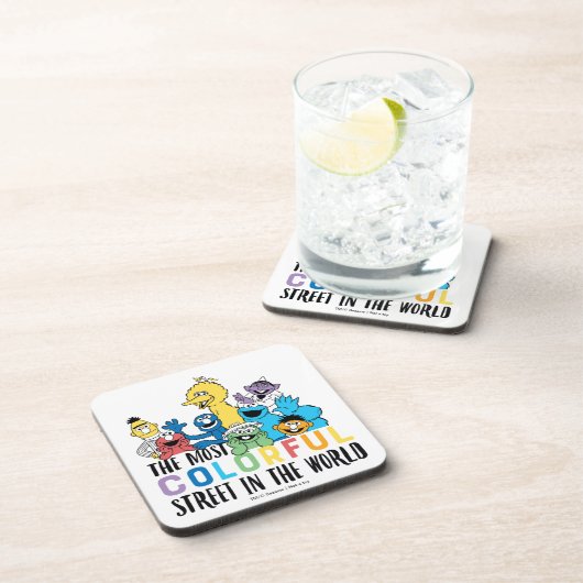 セサミストリート |最大のカラフル通り コースター (右側)