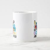 セサミストリート |最大のカラフル通り ジャンボコーヒーマグカップ (正面)