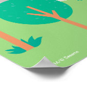 セサミストリート |知事の島の風景 ポスター (角)