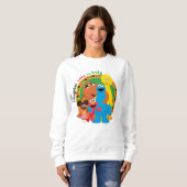 セサミストリート | 笑い、愛、統一 スウェットシャツ (正面フル)