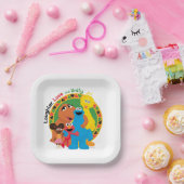 セサミストリート | 笑い、愛、統一 ペーパープレート (パーティー)