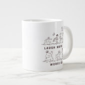 セサミストリート 笑う方が心配が少ない ジャンボコーヒーマグカップ (正面右)