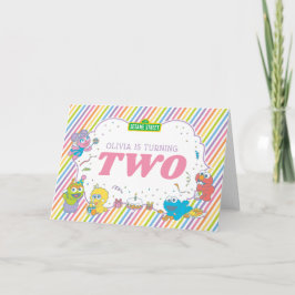 セサミストリート |第2ストライプの誕生日 カード