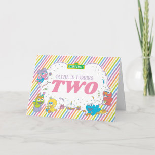 セサミストリート  第2ストライプの誕生日 カード