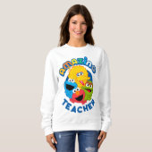 セサミストリート |素晴らしい先生 スウェットシャツ (正面フル)