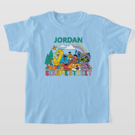 セサミストリート | 虹色の波動 Tシャツ