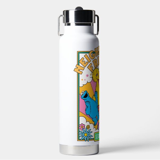 セサミストリート |近所の友だち ウォーターボトル (正面)