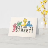 セサミストリート |通り! カード (黄色い花)