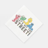 セサミストリート |通り! スタンダードランチョンナプキン (角)