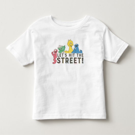 セサミストリート |通り! トドラーTシャツ (正面)