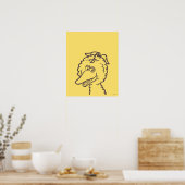 セサミストリート |鳥の鳥 ポスター (キッチン)