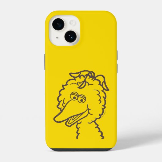 セサミストリート |鳥の鳥 iPhoneケース (裏面)