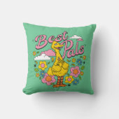 セサミストリート |黄色最高のの鳥の仲間 クッション (正面)