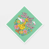 セサミストリート |黄色最高のの鳥の仲間 スタンダードランチョンナプキン (角)