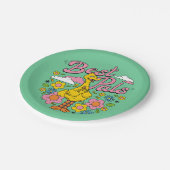 セサミストリート |黄色最高のの鳥の仲間 ペーパープレート (アングル)