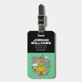 セサミストリート |黄色最高のの鳥の仲間 ラゲッジタグ (正面縦)