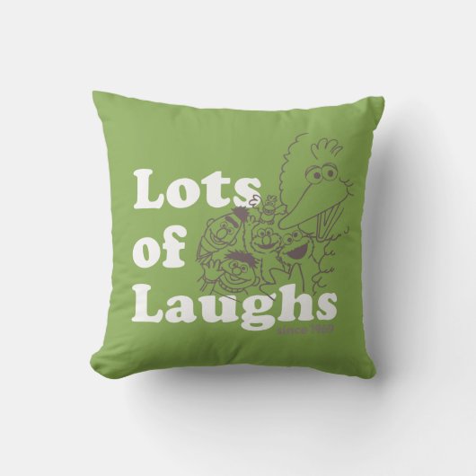 セサミストリート | 1969年から笑い声が多い クッション (正面)