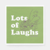 セサミストリート | 1969年から笑い声が多い スタンダードランチョンナプキン (正面)