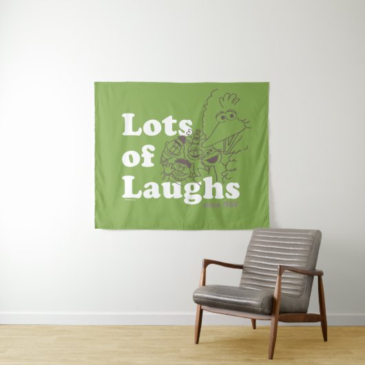 セサミストリート | 1969年から笑い声が多い タペストリー (インサイチュ(横))