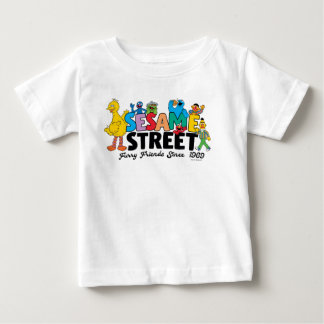セサミストリート | 1969年から続くふわふわの友達たち ベビーTシャツ